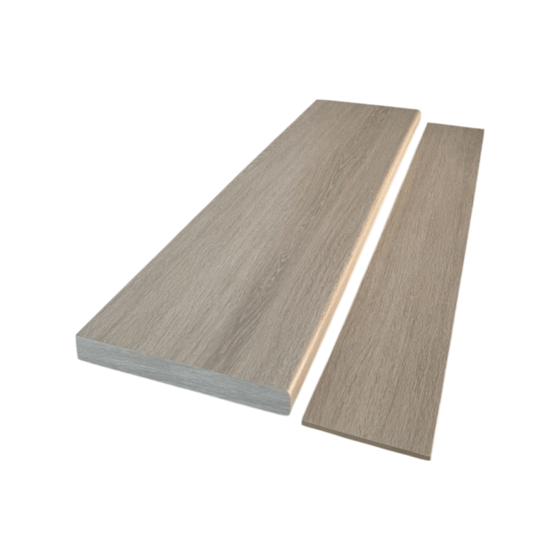 Honey Oak laminate stair finish