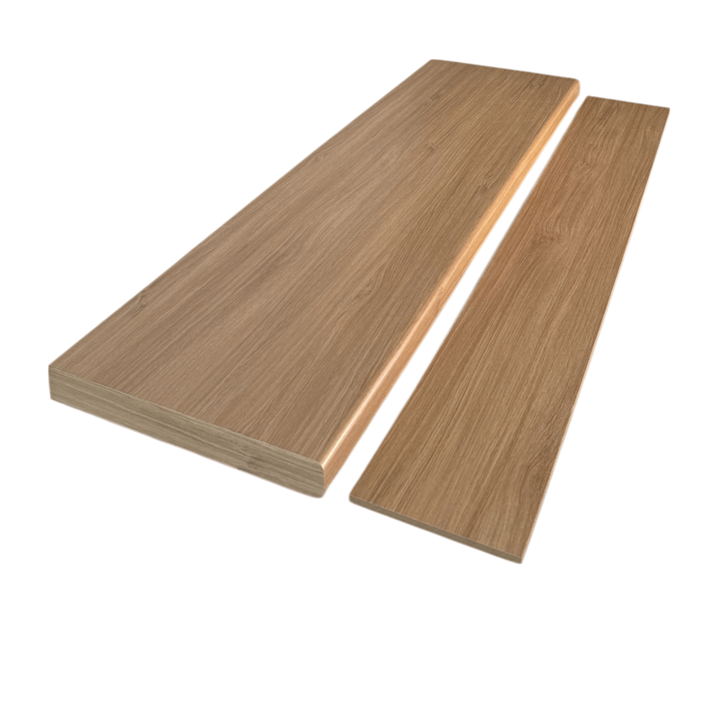 Light Oak laminate stair finish